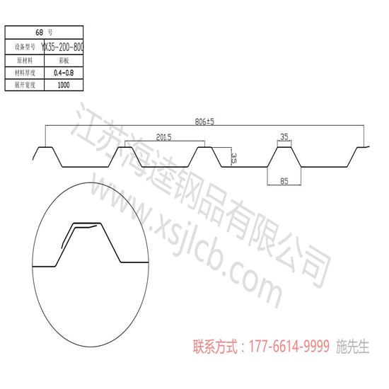 樓承板設備生產工藝的設備